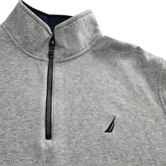 Nautica Men's Gray Half-Zip Sweater - Picture 3 of 7